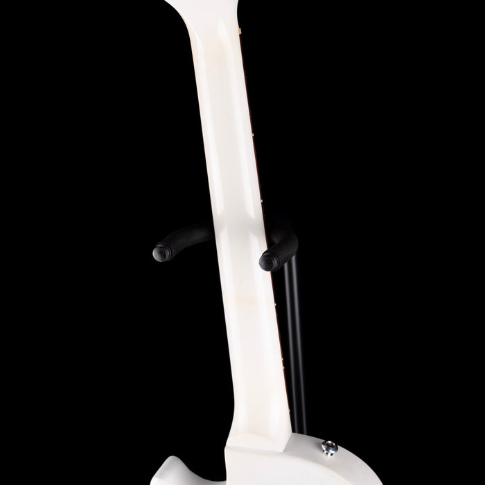 Pre Owned 2020 Gibson Les Paul Special Tribute P-90 Worn White Satin Electric Guitar With Gig Bag
