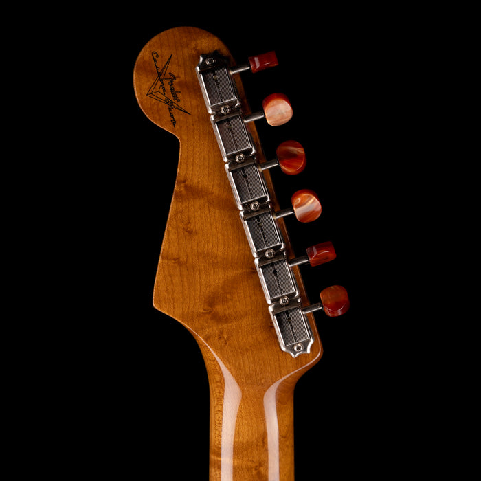 Pre Owned 2020 Fender Custom shop Artisan Spalted Maple Thinline Stratocaster NOS Natural With OHSC