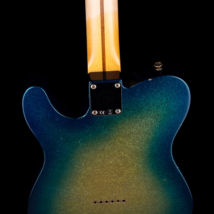 Fender Custom Shop 1958 Telecaster Journeyman Relic Surf Green Sparkle Burst With Case