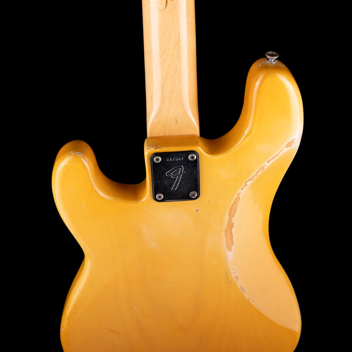 Pre Owned Vintage 1974 Fender Precision Bass Blonde With Case