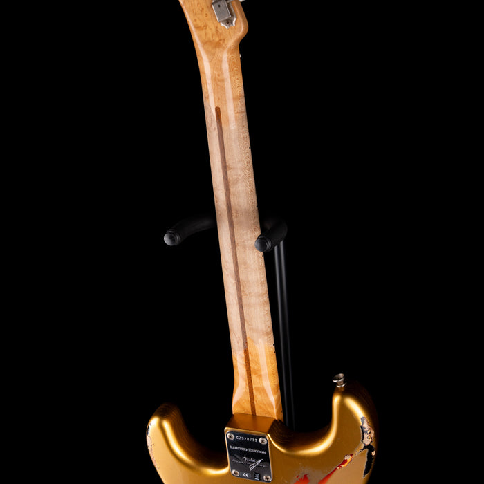 Used 2016 Fender Custom Shop Limited Edition Heavy Relic Mischief Maker Aged Aztec Gold With OHSC