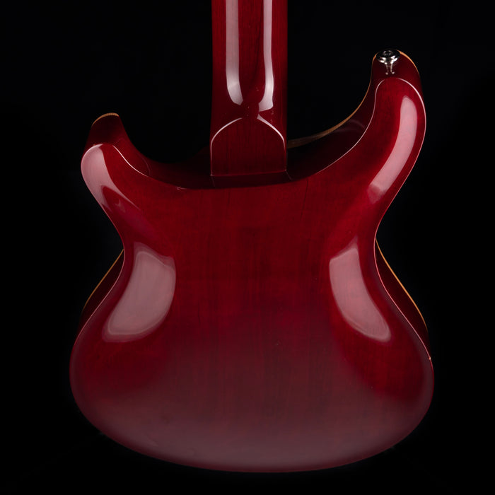 Used 2005 PRS Hollowbody Spruce 20th Anniversary - Dark Cherry Sunburst With OHSC