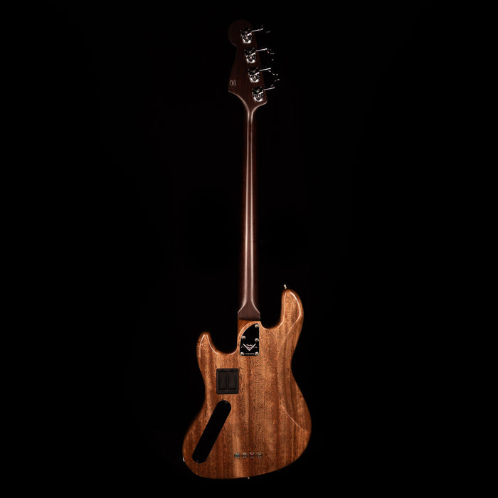 Fender Custom Shop Masterbuilt Jason Smith Custom Classic Jazz Bass NOS Zebrawood Natural With Case