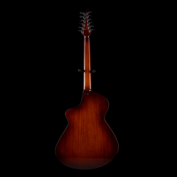 Veillette Grand 16" Baritone 12 String Acoustic Electric Guitar Tobacco Burst with Case