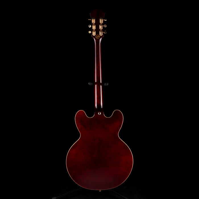 Pre-Owned 2009 Epiphone Riviera  P93 WR Wine Red With OHSC
