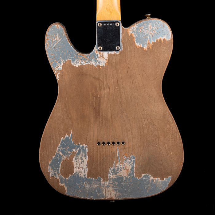 Fender Custom Shop Masterbuilt Jason Smith 1964 Telecaster HS Ultimate Relic Blue Ice Metallic With Case