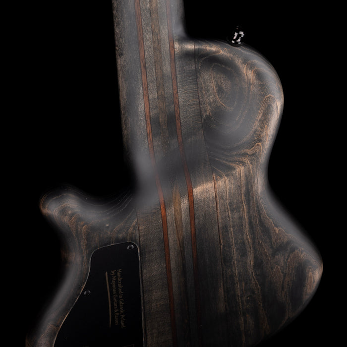 Mayones Cali 4 Bass Buckey Burl Antique Black with Case