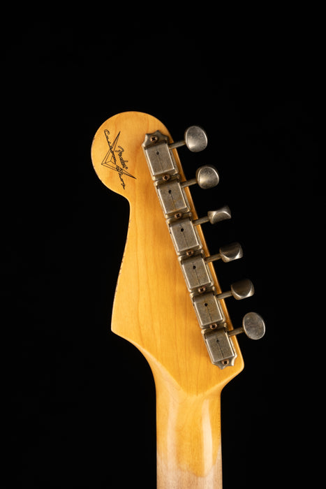 Fender Custom Shop 1962 Stratocaster Heavy Relic Sherwood Green Metallic Over Charcoal Frost Metallic