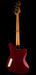 Used Fender Pawn Shop Reverse Jaguar Bass Candy Apple Red