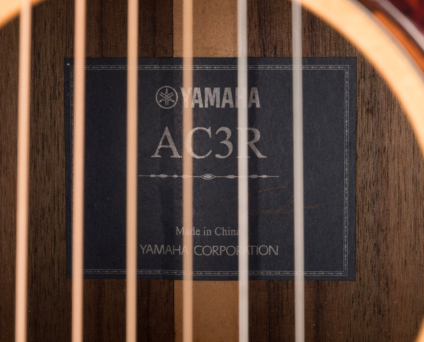 Used Yamaha AC3R Concert Vintage Natural Acoustic Electric Guitar With Case