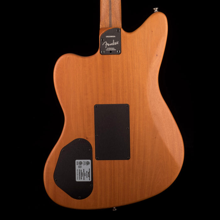 Used 202 Fender Acoustasonic Jazzmaster Ocean Turquoise With Gig Bag