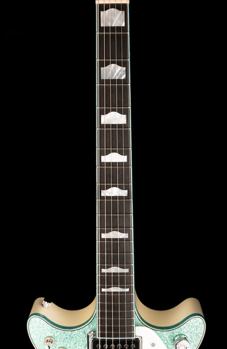Pre-Owned Gretsch Custom Shop Masterbuilt Stephen Stern G6128CS-DC 1962 Triple Jet Turquoise Sparkle with OHSC
