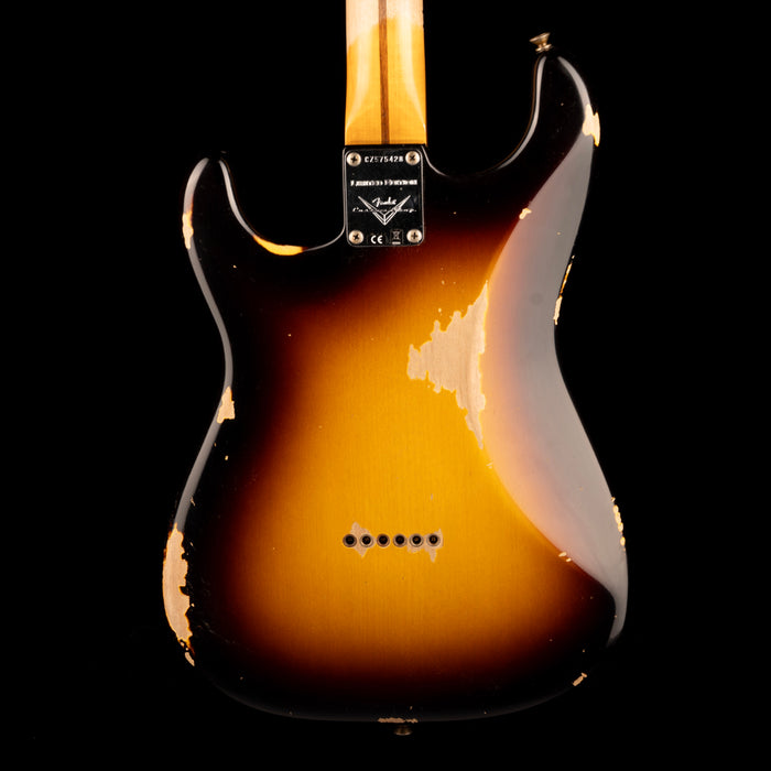 Fender Custom Shop Limited Edition Troposphere Strat Hard-Tail Heavy Relic Super Faded Aged 2-Color Sunburst