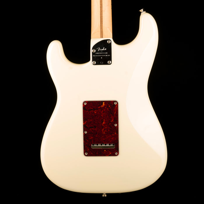 Pre Owned Fender American Professional II Stratocaster Olympic White With Player Series Maple Neck With HSC