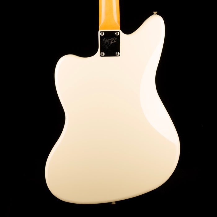 Pre Owned 2016 Squier J Mascis Jazzmaster Rosewood Fretboard Vintage White With Gig Bag