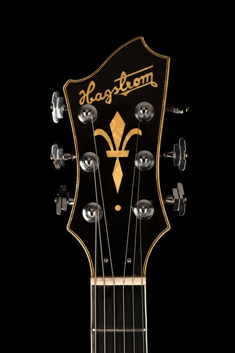 Pre Owned 1976 Hagstrom Swede Cherry Red Translucent With Case