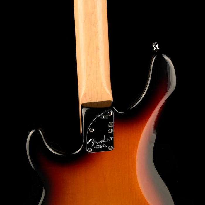 Pre Owned 2006 Fender American Deluxe Precision Bass 3-Color Sunburst With Case