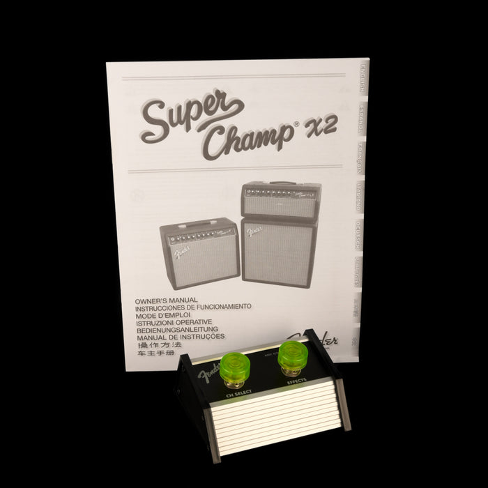 Pre Owned Fender Super Champ X2 15-Watt 6V6 Tube Guitar Amp Combo - #M1743825