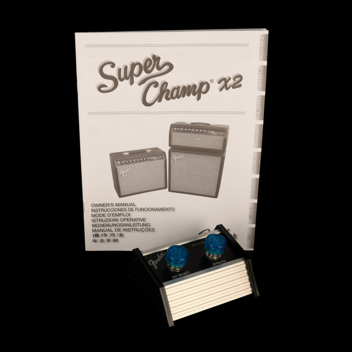 Pre Owned Fender Super Champ X2 15-Watt 6V6 Tube Guitar Amp Combo - #M1726731