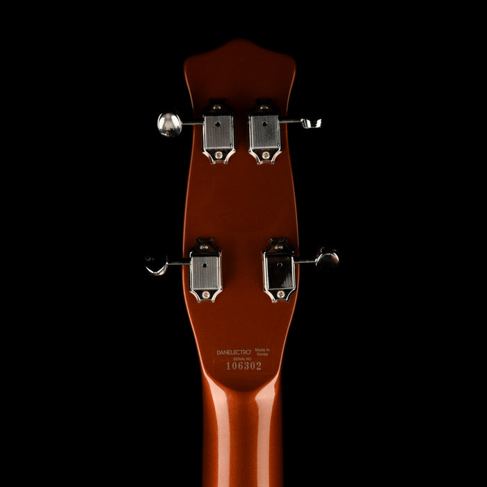 Used Danelectro Shorthorn Short-Scale Electric Bass Copper Burst with Gig Bag