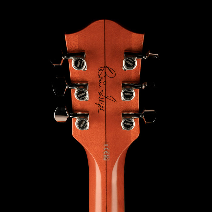 Gretsch G6120T-BSSMK Brian Setzer Signature Nashville Hollow Body '59 "Smoke" Orange with Case