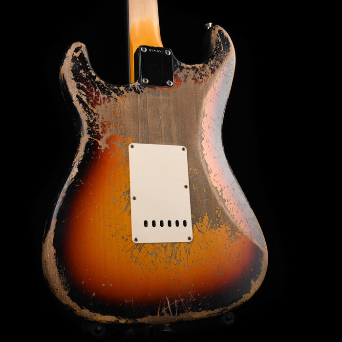 Fender Custom Shop Masterbuilt Jason Smith 1960 Stratocaster Ultimate Relic 3-Tone Sunburst With Case