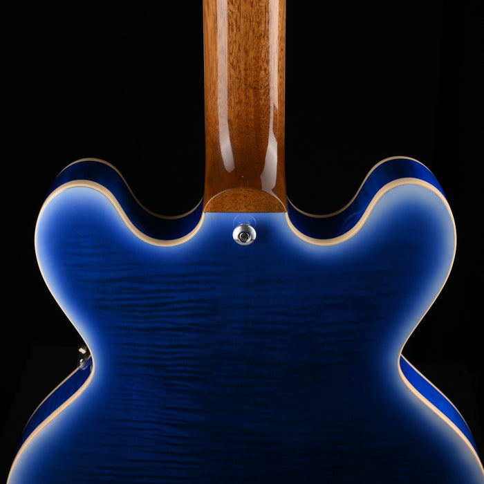 Pre Owned Gibson Mod ES-335 Figured Blue Brink Blast with OHSC