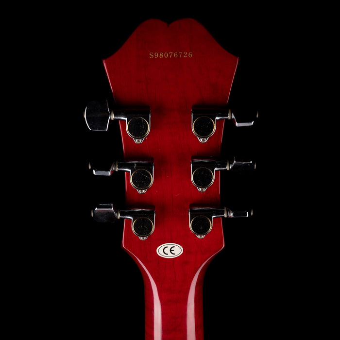 Pre Owned 1998 Epiphone ES-335 Dot Cherry Electric Guitar Signed By B.B. King With HSC