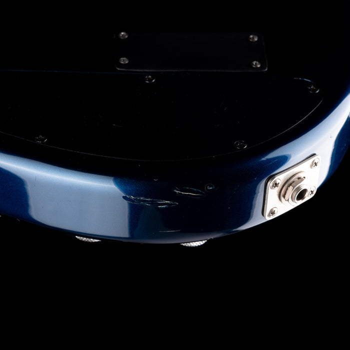 Pre Owned 1996 Ernie Ball Music Man Sterling 4 Bass Blue Pearl With Gig Bag