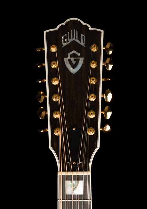 Pre Owned Guild F-512 Maple Blonde 12-String Acoustic Electric Guitar With OHSC