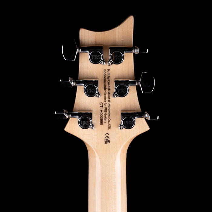 PRS SE Exotic Custom 24 Burled Ash Lake Blue With Gig Bag