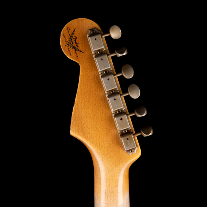 Used 2024 Fender Custom Shop Limited Edition 70th Anniversary 1954 Stratocaster Journeyman Relic Wide-Fade 2-Color Sunburst with OHSC