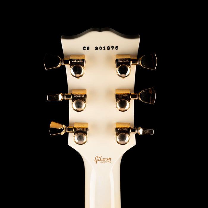 Used Gibson Custom Shop Les Paul Custom Alpine White with OHSC