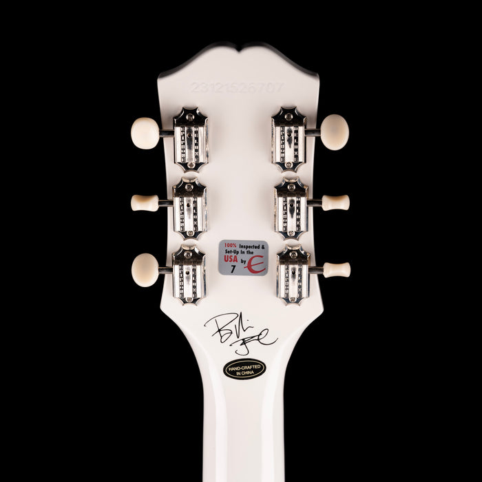 Used Epiphone Billie Joe Armstrong Les Paul Junior Classic White with OHSC
