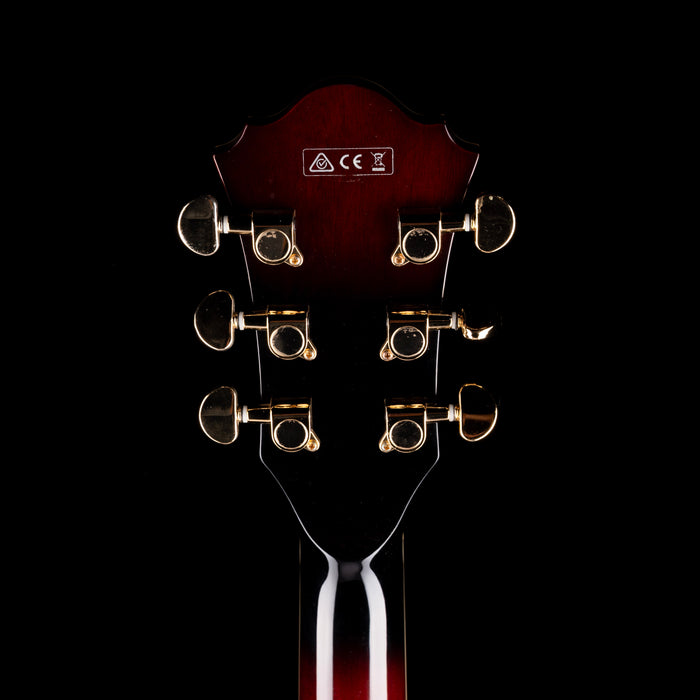 Pre Owned Ibanez Artcore AG95-DBS-12-04 Hollow Body Electric Guitar Dark Brown Sunburst with CAse