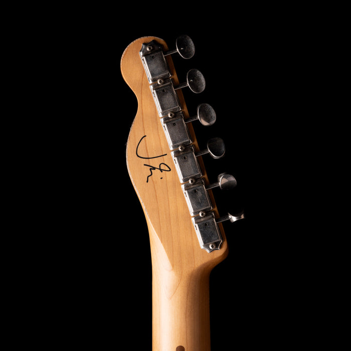 Used Fender Artist Series J Mascis Tele Bottle Rocket Blue Flake With Gig Bag