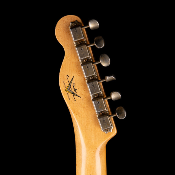 Pre Owned 2024 Fender Custom Shop Limited Edition Red Hot Esquire Thinline Relic Super-faded Candy Apple Red With OHSC
