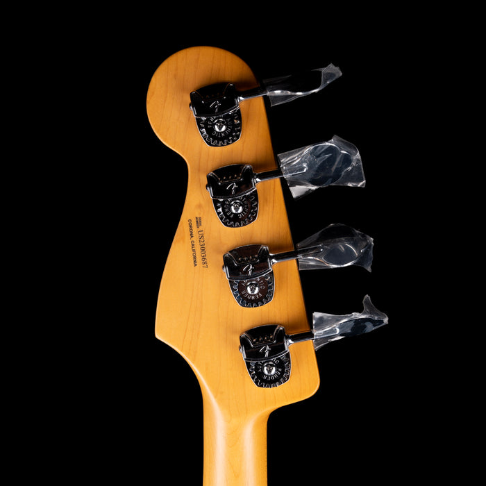 Used Fender American Professional II Jazz Bass Miami Blue With OHSC