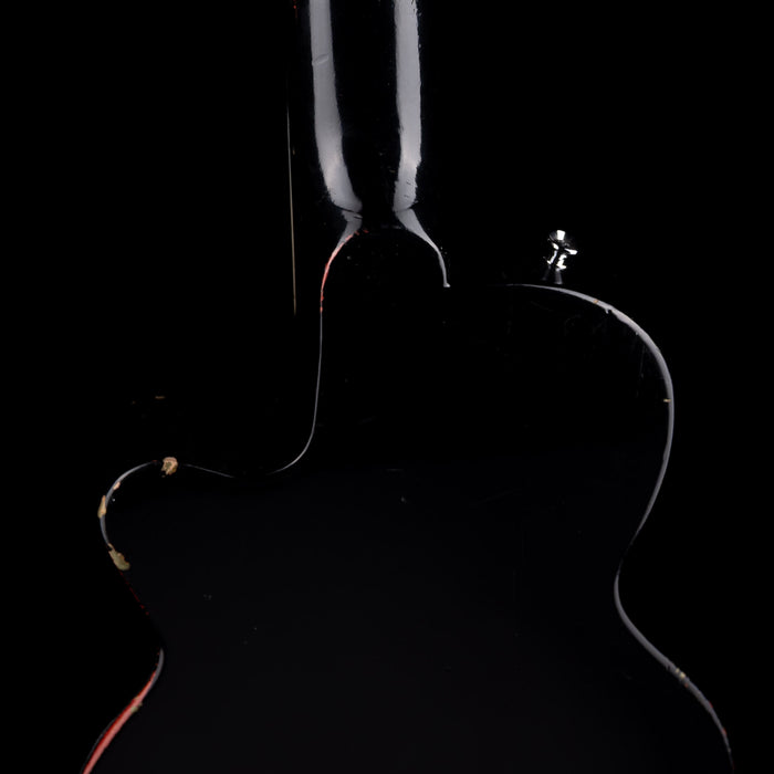 Vintage 1954-58 Kay K-136 Black & White Electric Guitar with Gig Bag