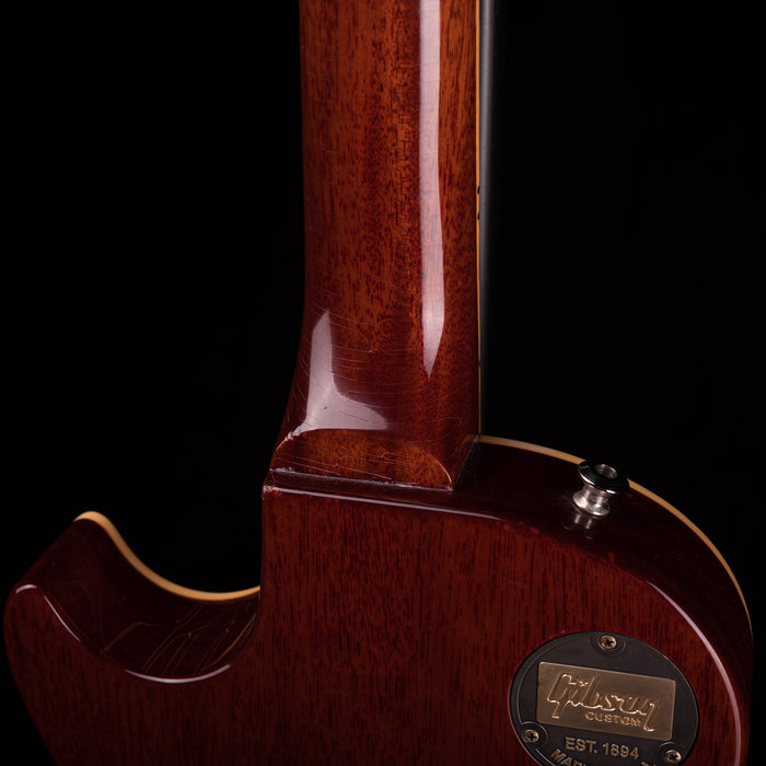 vPre Owned 2018 Gibson Custom Shop Tom Murphy Painted & Aged 1960 Les Paul Standard Reissue Dirty Lemon Burst With OHSC