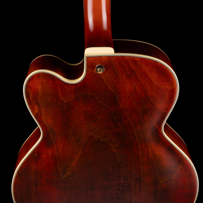 Pre Owned Ibanez PM3C Pat Metheny Signature Hollow-body Electric Guitar Natural Amber With OHSC