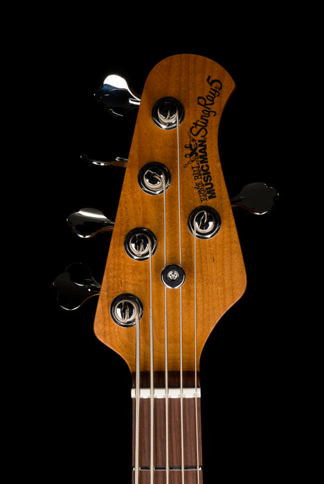 Ernie Ball Music Man StingRay Special 5 HH Bass Burnt Ends Roasted Maple With Case