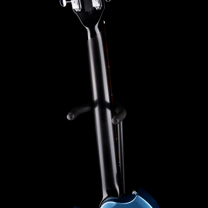 vPre Owned Supro Model 2010BM Jamesport Single Pickup Island Series Ocean Blue Metallic With Bigsby With OHSC