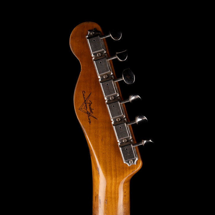 Pre Owned 2020 Fender Custom Shop Heavy Relic 1963 Telecaster Butterscotch Blonde With OHSC