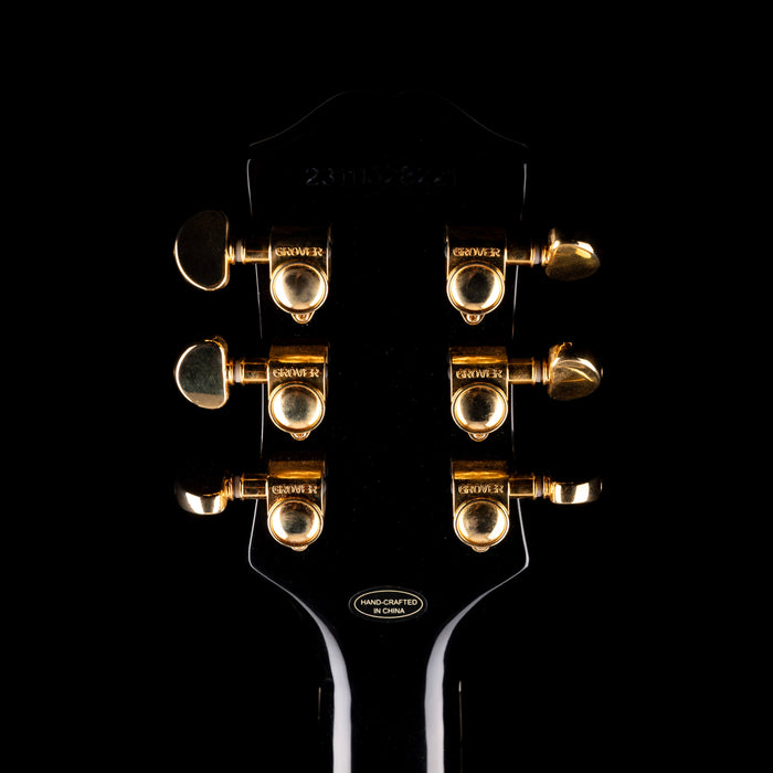 Pre Owned Epiphone Les Paul Custom Blackback Antique Ivory
