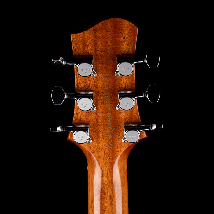 Perinetti Guitars SC-1 Standard Carved Top Natural Orange Translucent with Soft Case