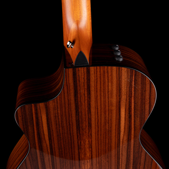 Pre Owned 2024 Taylor 212ce-N Plus Natural Acoustic Electric Guitar With OSSC