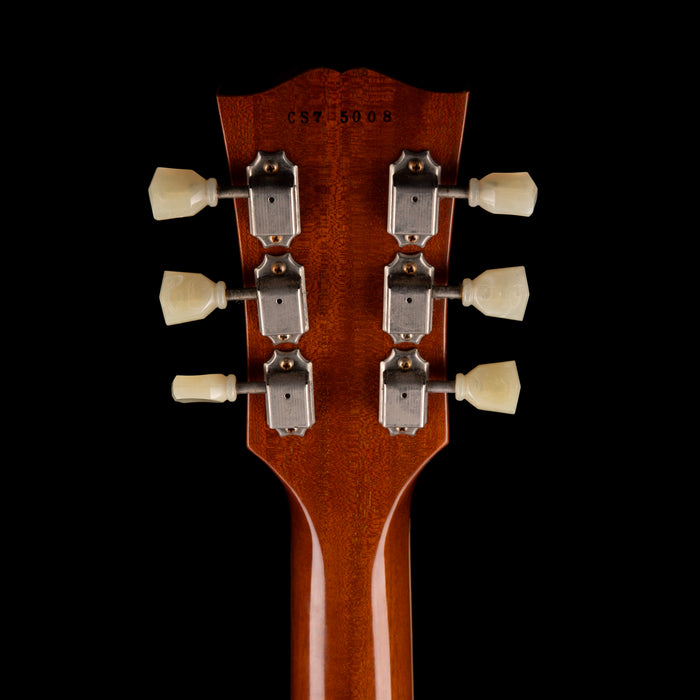 Pre-Owned 2015 Gibson Custom Shop CS7 50's Style Les Paul Standard VOS Gold Top With OHSC