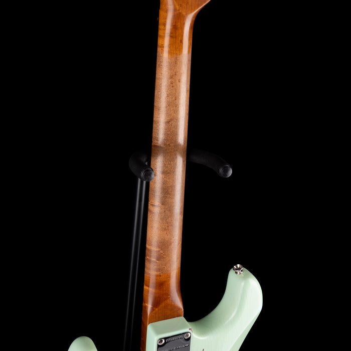 Fender Custom Shop Roasted 1960 Stratocaster Relic Birdseye Maple Aged Surf Green