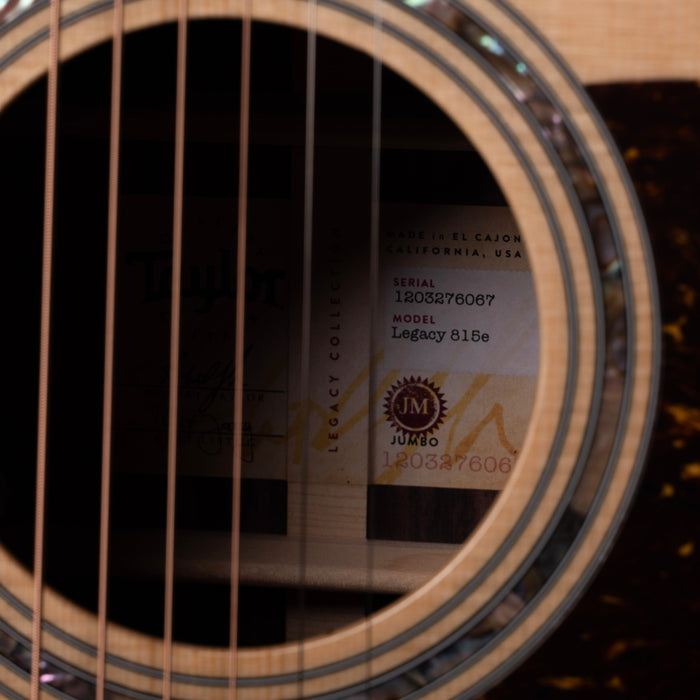 Taylor Legacy 815e Acoustic Electric Guitar With Case